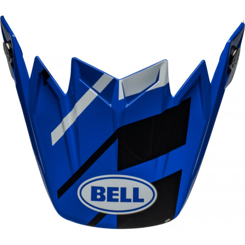 Visière BELL Moto-9S Flex - Banshee Gloss Blue/White