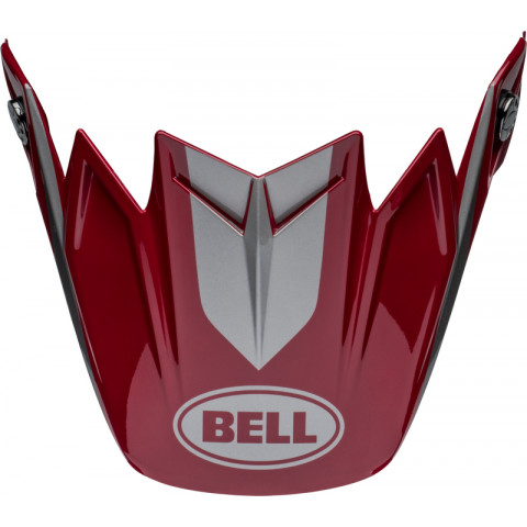 Visière BELL Moto-9S Flex - Ferrandis Méchant Gloss Red/Silver