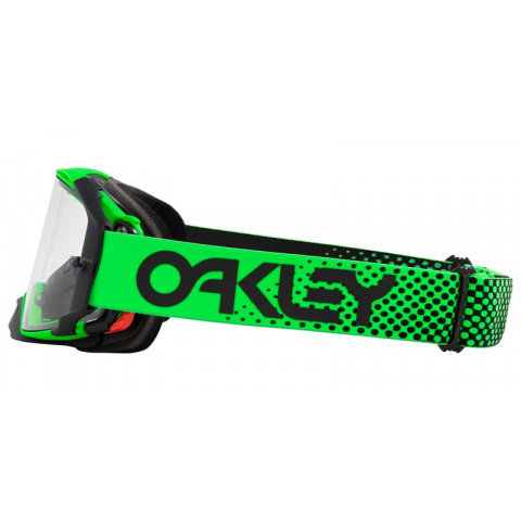 Masque OAKLEY Airbrake MX - Moto Green B1B écran clair