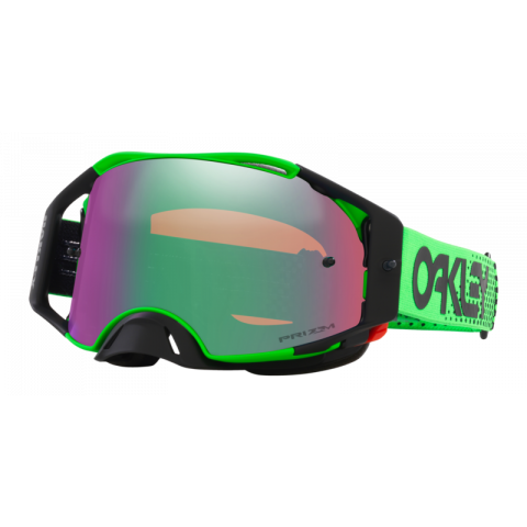 Masque OAKLEY Airbrake MX - Moto Green B1B écran Prizm MX Jade