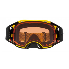 Masque OAKLEY Airbrake MX - Moto Yellow B1B écran Prizm MX Bronze