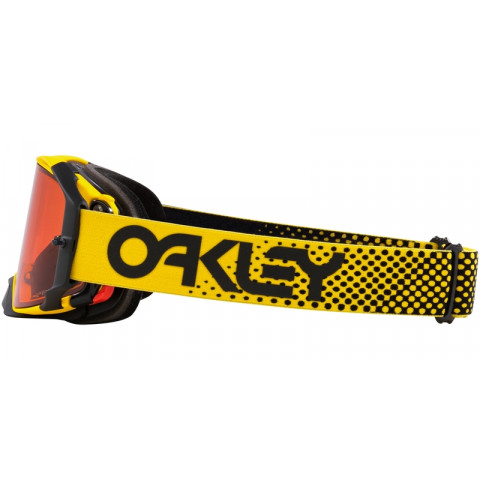 Masque OAKLEY Airbrake MX - Moto Yellow B1B écran Prizm MX Bronze