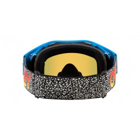 Masque OAKLEY Airbrake MX - Blue Crackle écran Fire Iridium