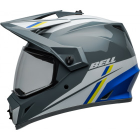 Casque BELL MX-9 Adventure MIPS - Alpine Gloss Gray/Blue