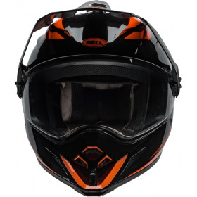 Casque BELL MX-9 Adventure MIPS - Alpine Gloss Black/Orange