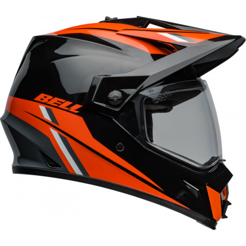 Casque BELL MX-9 Adventure MIPS - Alpine Gloss Black/Orange