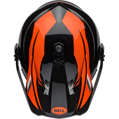 Casque BELL MX-9 Adventure MIPS - Alpine Gloss Black/Orange