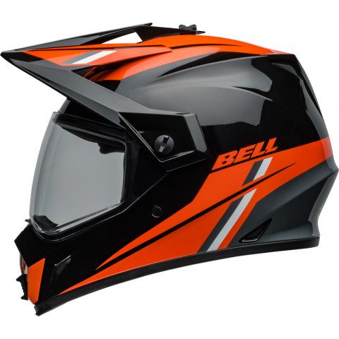 Casque BELL MX-9 Adventure MIPS - Alpine Gloss Black/Orange