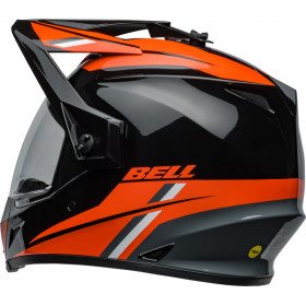 Casque BELL MX-9 Adventure MIPS - Alpine Gloss Black/Orange