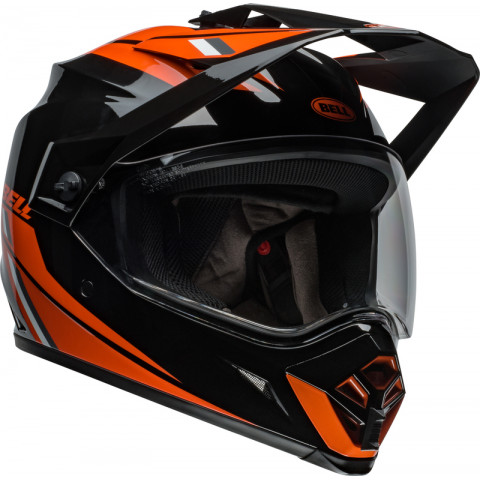 Casque BELL MX-9 Adventure MIPS - Alpine Gloss Black/Orange