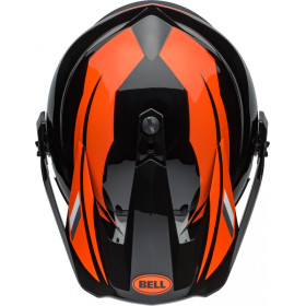 Casque BELL MX-9 Adventure MIPS - Alpine Gloss Black/Orange