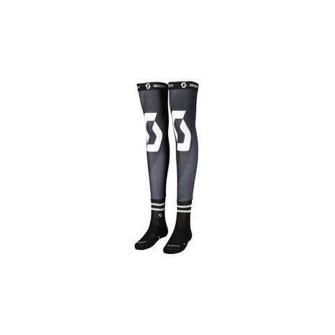 SCO SOCKS KNEE BRACE BLACK/WHITE 39-41 (