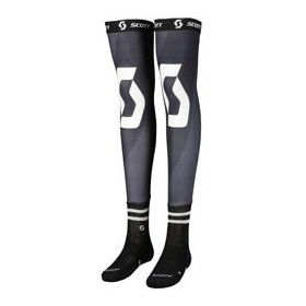 SCO SOCKS KNEE BRACE BLACK/WHITE 39-41 (