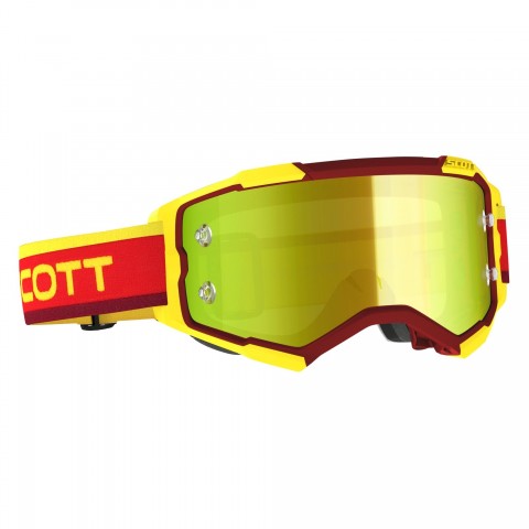 SCO GOGGLE FURY RED/ YELLOW / YELLOW CHRO WKS