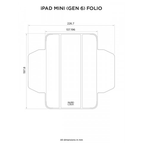 Housse QUAD LOCK - iPad Mini (6e génération)