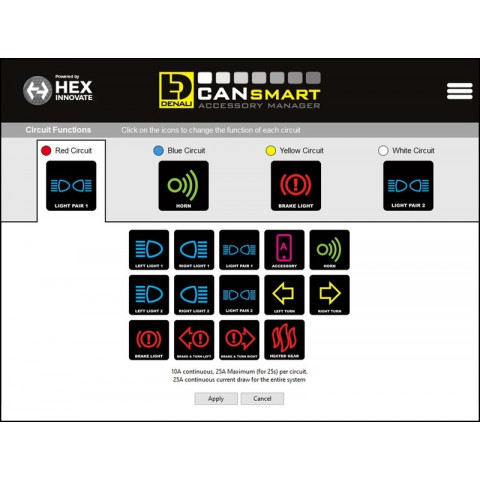 Kit de feux de brouillard DENALI D3 CANsmart™ GEN II