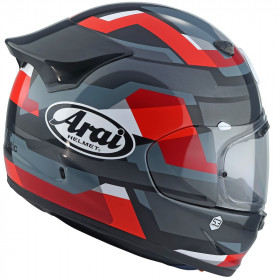 Casque ARAI QUANTIC Abstract - rouge