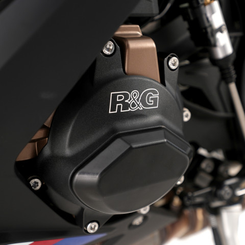 Couvre-carter gauche (alternateur) R&G RACING PRO noir