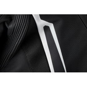 Veste cuir RST TracTech Evo 5 CE homme - noir/blanc/noir