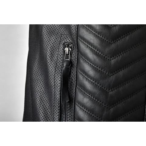 Veste cuir RST Roadster Air CE homme - noir