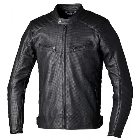 Veste cuir RST Roadster Air CE homme - noir