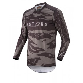 RACER TACTICAL JERSEY BLACK GRAY CAMO YELLOW FLUO