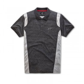 DOUBLE FACE POLO CHARCOAL M