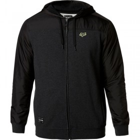 PIVOT ZIP FLEECE (HTR BLK)