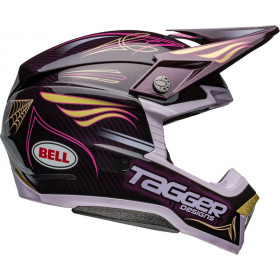 Casque BELL Moto-10 Spherical - Tagger Purple Haze Gloss Purple/Gold