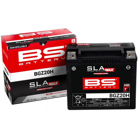 Batterie BS BATTERY SLA Max sans entretien activée usine - BGZ20H