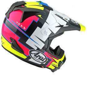 Casque ARAI MX-V EVO Battle - Jaune