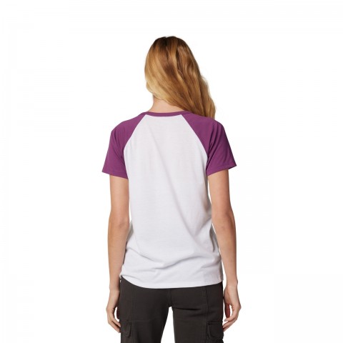 W NEXT LEVEL SS RAGLAN TEE [WHT]