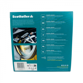 Graisseur de chaîne électronique SCOTTOILER xSystem 3.0 + lubrifiant bleu standard 250ml