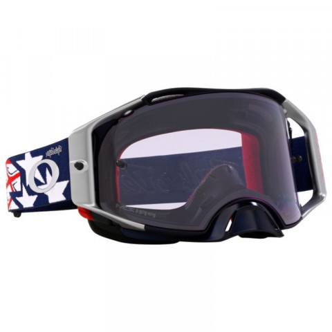 Masque OAKLEY Airbrake MX TLD Red White Blue Wings - Écran Prizm MX Low Light