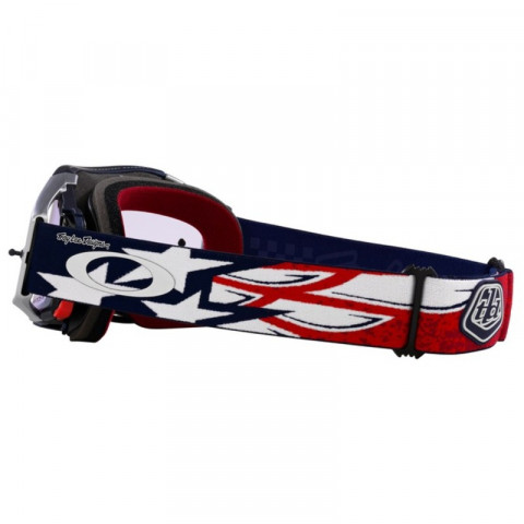 Masque OAKLEY Airbrake MX TLD Red White Blue Wings - Écran Prizm MX Low Light