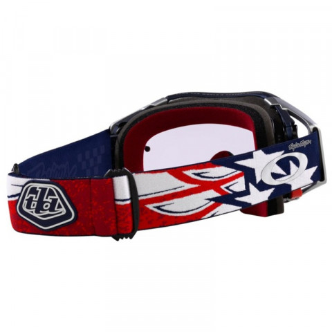 Masque OAKLEY Airbrake MX TLD Red White Blue Wings - Écran Prizm MX Low Light