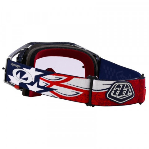 Masque OAKLEY Airbrake MX TLD Red White Blue Wings - Écran Prizm MX Low Light