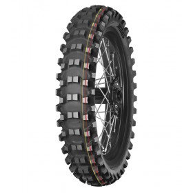 Pneu MITAS TERRA FORCE-MX SM 70/100-10 (2.50-10) 41M TT SOFT MEDIUM TERRAIN RED YELLOW NHS