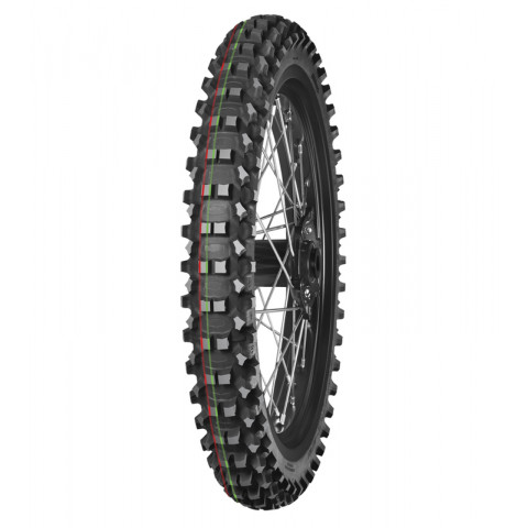 Pneu MITAS TERRA FORCE-MX MH 60/100-14 29M TT MEDIUM HARD TERRAIN RED GREEN NHS