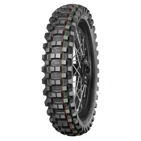 Pneu MITAS TERRA FORCE-MX MH 100/90-19 57M TT MEDIUM HARD TERRAIN RED GREEN NHS