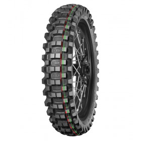 Pneu MITAS TERRA FORCE-MX MH 100/90-19 57M TT MEDIUM HARD TERRAIN RED GREEN NHS