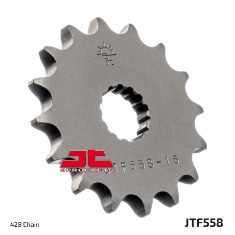 Pignon JT SPROCKETS acier anti-bruit 558 - 428