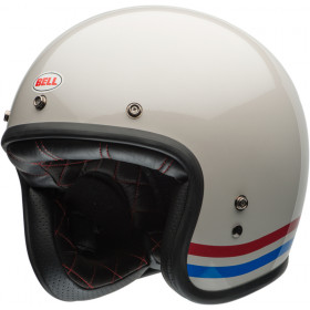 Casque BELL Custom 500 - Stripes Pearl