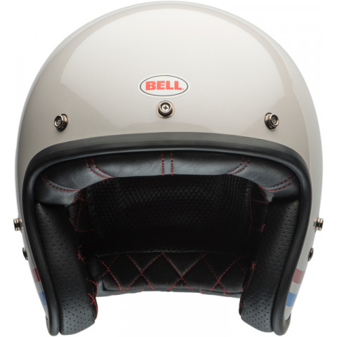 Casque BELL Custom 500 - Stripes Pearl