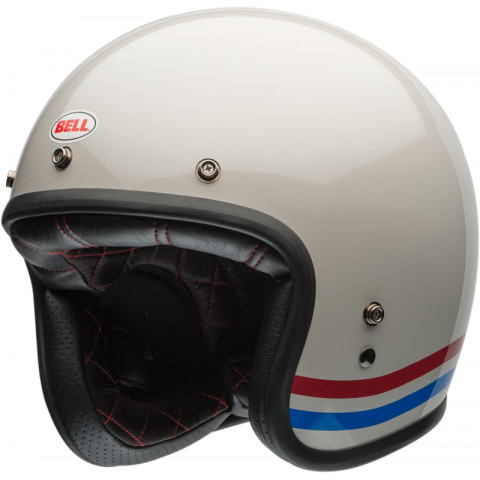 Casque BELL Custom 500 - Stripes Pearl