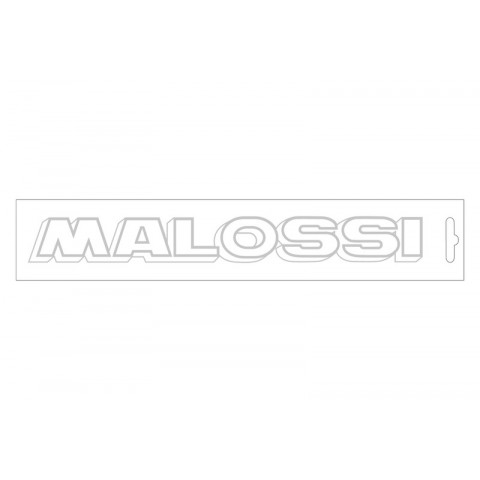 Stickers MALOSSI chrome - 22 cm