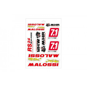 MALOSSI Assorted Sticker Sheet - 24,7x35 cm - 25 pcs