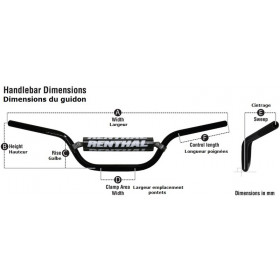 Guidon RENTHAL Fatbar 827