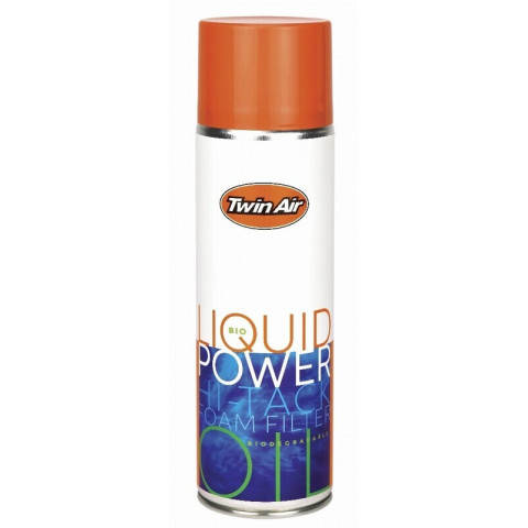 Huile pour filtre à air TWIN AIR Bio Liquid Power Foam biodégradable - 500ml x12