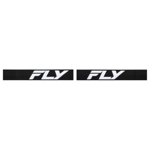 Masque FLY RACING Focus blanc/noir - écran clair